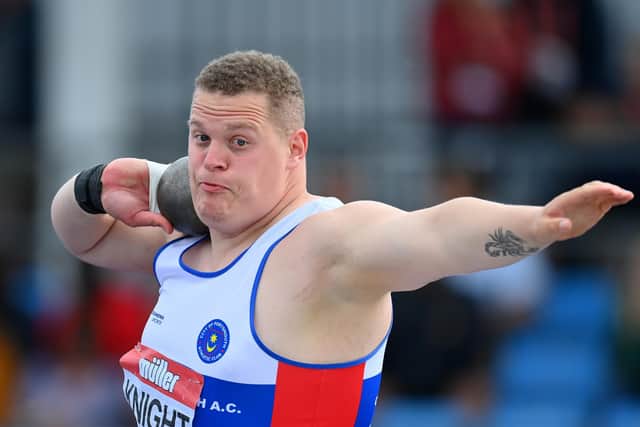 City of Portsmouth Athletics Club thrower Andrew Knight Picture: Dan Mullan/Getty Images