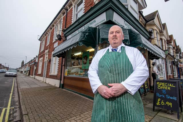 Paul Cripps, owner of Tangier Road Butchers. Picture: Habibur Rahman