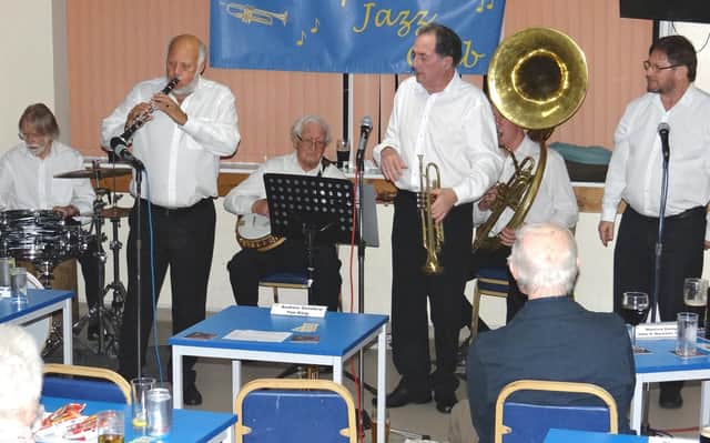 Roger Marks' Cornish Armada performing for guests at Gosport Jazz Club's annual celebration of the life of Nat Gonella. Pictures: Malcolm Swire