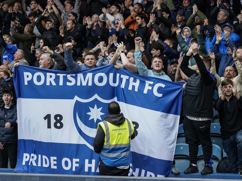 4,019 Pompey fans enjoyed the Blues' 1-0 win at Peterborough