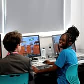Students at the two schools enjoyed an afternoon of problem solving on Minecraft.