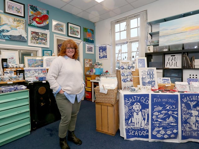 Tracy Evans of Port and Lemon. Powder Monkey Brewery Christmas Market, Priddy's Hard, Gosport
Picture: Chris Moorhouse