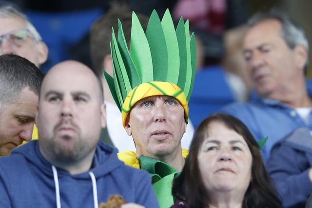 This Pompey fan decided to dress up in fancy dress.