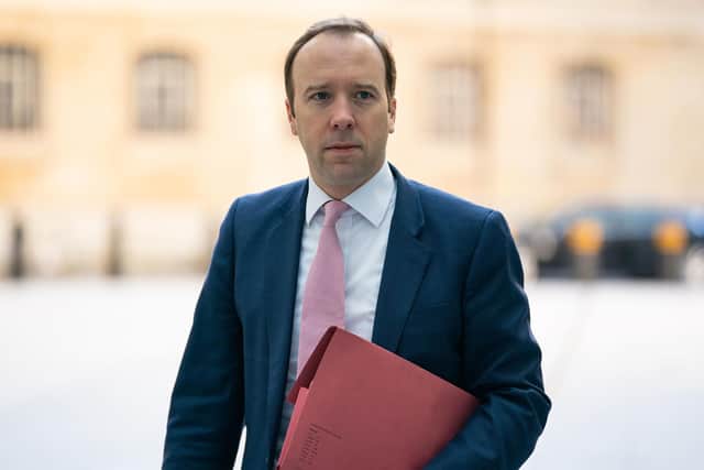 Health Secretary Matt Hancock. Picture: Aaron Chown/PA Wire