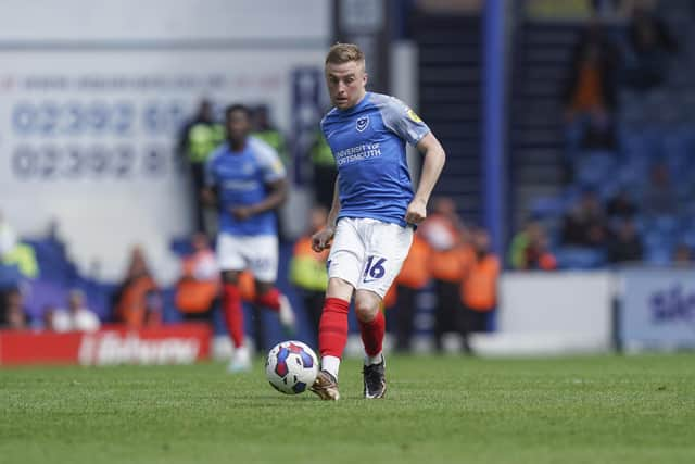 Pompey midfielder Joe Morrell