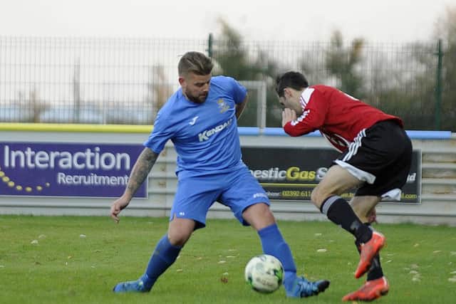Shane Cornis, left, was Baffins' top scorer in their debut Hampshire Premier League season in 2013/14. Picture Ian Hargreaves