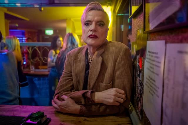 Paul Rhys stands out as Melba in Tip Toe (Picture: BEN BLACKALL/CHANNEL 4)