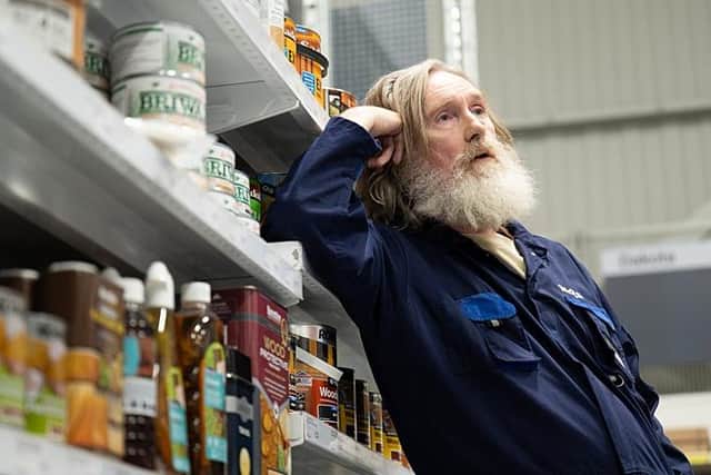 Michael (Pearce Quigley) is a man struggling with the disappearance of his partner Clea in the new show from Mackenzie Crook, Small Prophets (Picture: BBC/Hot Olives Productions)