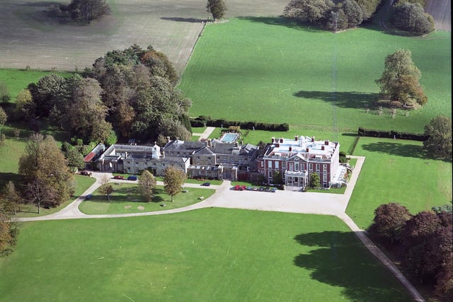 An aerial of Stansted House in Rowlands Castle in 1998.