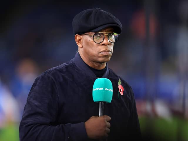 Former Arsenal striker Ian Wright