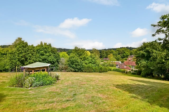 Springhead Barn is around 210 years old, but has become a comfortable modern home. Picture: Fine and Country