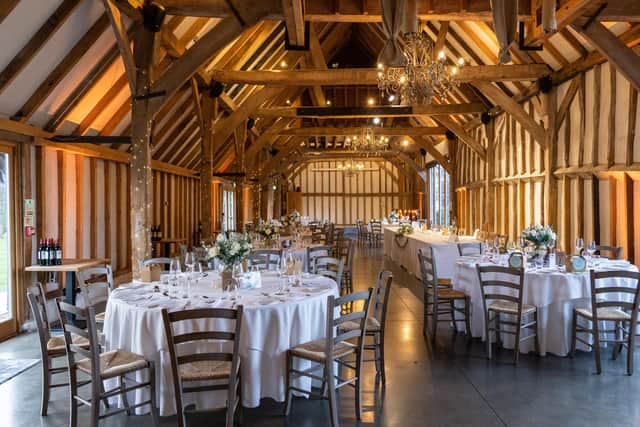 The wedding of Beth and Nathan Cook, from Waterlooville, who were married at Southend Barns in Chichester on November 27, 2021Picture: Carla MortimerSubmitted February 2022