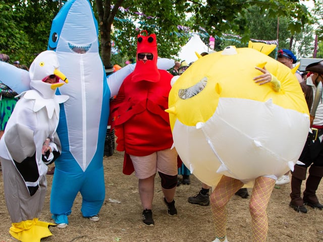 Fancy Dress Competition at The Isle of Wight Festival 2022.
