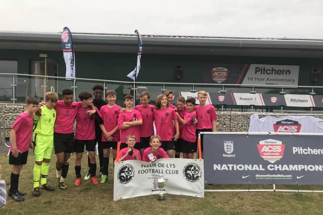 The successful Fleur de Lys Victory under-14 team Picture: Karen Hunt