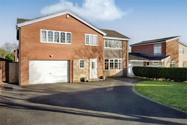 A spacious detached family home with five double bedrooms has gone on the market.