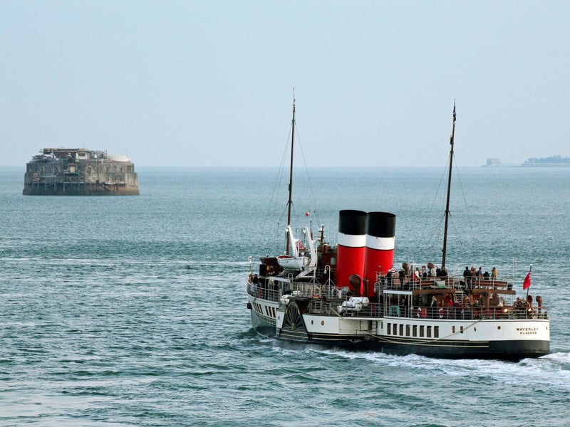P S Waverley taken from the round tower taken by Sam Towner