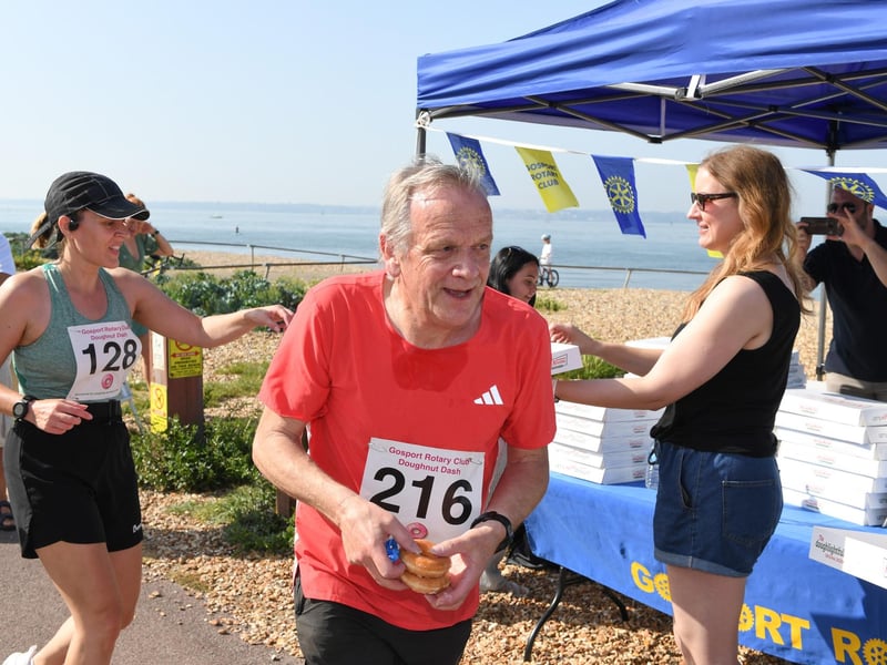 The Doughnut Dash organised by the Gosport Rotary Club 
Credit: Paul Jacobs/pictureexclusive.com