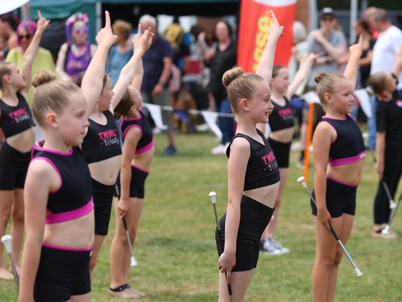 Dance performance by Twirl Varsity.
Picture: Stuart Martin (220421-7042)