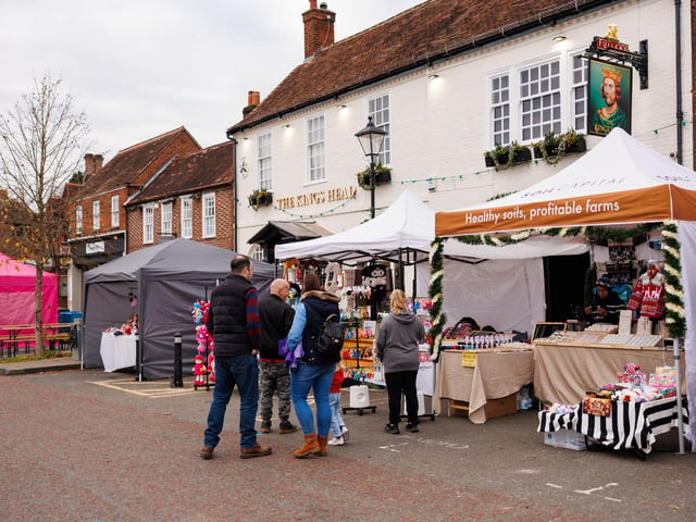 A number of stalls were set up selling unique gifts and treats as well as a number of food options.