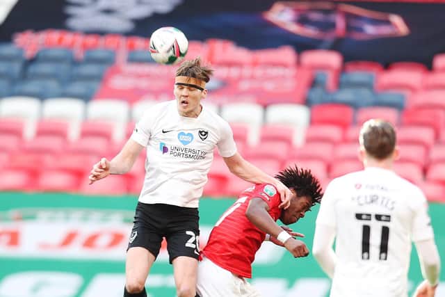 Sean Raggett's career flourished the last time he was under Danny Cowley after taken from Dover to Lincoln. Picture: Joe Pepler