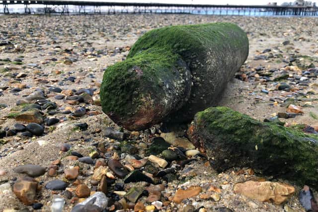 The ordnance was found in Gosport yesterday. Picture: Hill Head Coastguard Rescue
