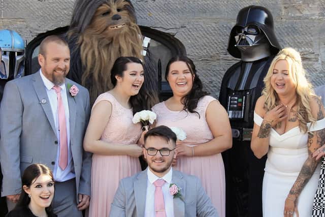 Comic Con Wedding for Let's Celebrate - Mr and Mrs Harris.