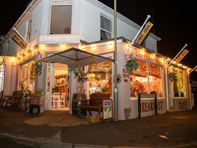Cafe Boho opened its doors in the summer and it has been very popular with the residents of Hayling Island.   Photos by Alex Shute