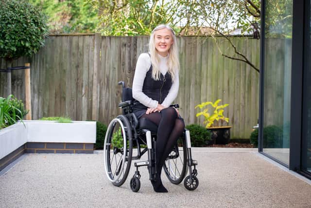 Jess Walling at her home in Fareham. Picture: Habibur Rahman