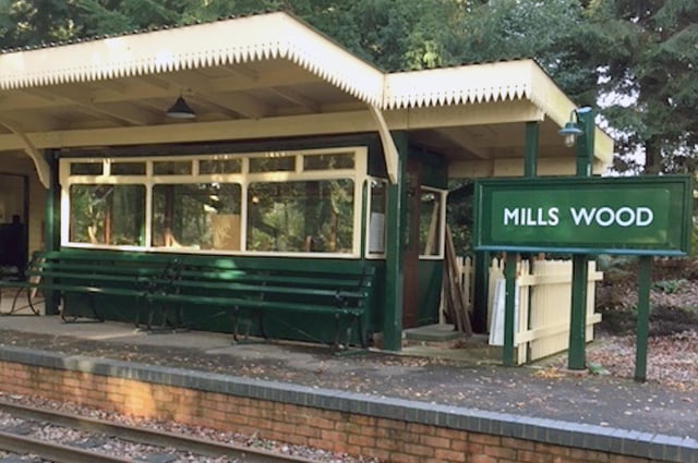 Former car No.5 restored as a waiting room. Picture: Bernie Knibbs