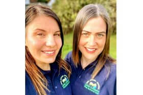 The owners of Little Crickets Pre-School 
Pictured left to right: Zoe St John and Leigh Dunlop