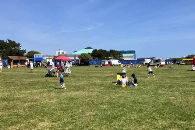 The Kids Party in the Park event on Sunday at Castle Field