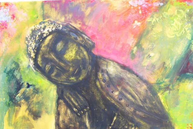 Some of Freya's art work on 29th August 2023
Picture: Habibur Rahman