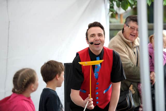 Silly Scott at a Port Solent Kids' Club event