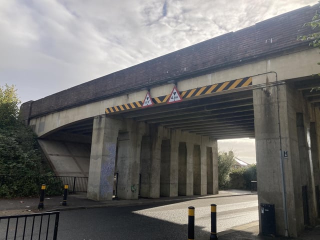 Fatal crash scene from Harwood Close in Gosport where a man died on October 17
