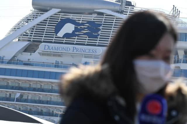 The Diamond Princess cruise ship. Picture: PHILIP FONG/AFP via Getty Images