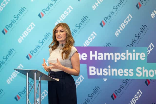 Karren Brady at a previous Hampshire Business Show