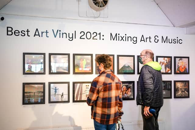 The Best Art Vinyl exhibition at The Spring. Picture: James White Photography
