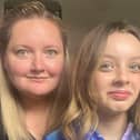 Rosie (10) and her mum Kayleigh