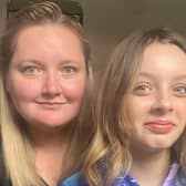 Rosie (10) and her mum Kayleigh