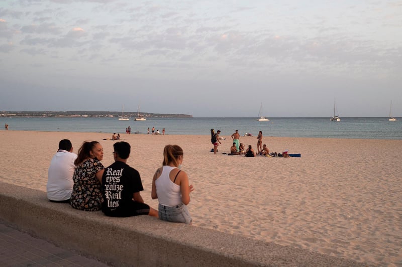 For sun seekers there is yet another option, with flights to Palma (Mallorca) operating from Southampton Airport. British Airways run the flights. (Photo by JAIME REINA/AFP via Getty Images)