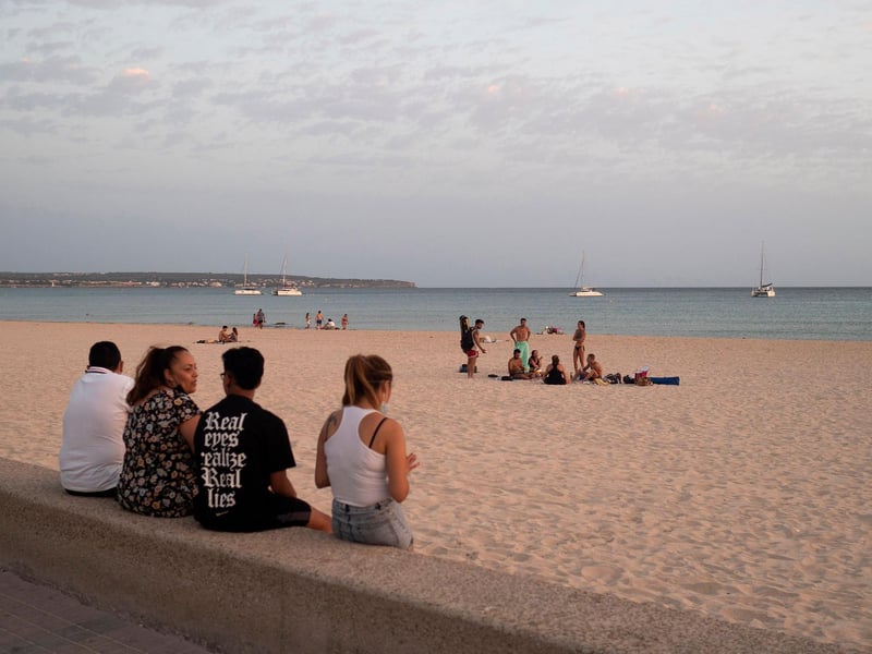 For sun seekers there is yet another option, with flights to Palma (Mallorca) operating from Southampton Airport. British Airways run the flights. (Photo by JAIME REINA/AFP via Getty Images)