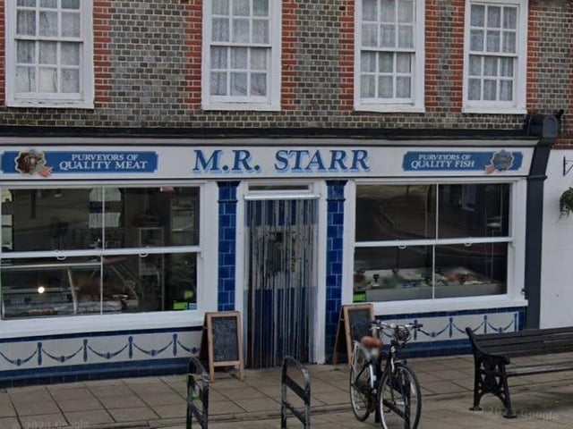 M R Starr, on Emsworth High Street, has a 5 star rating on Google from 28 reviews.