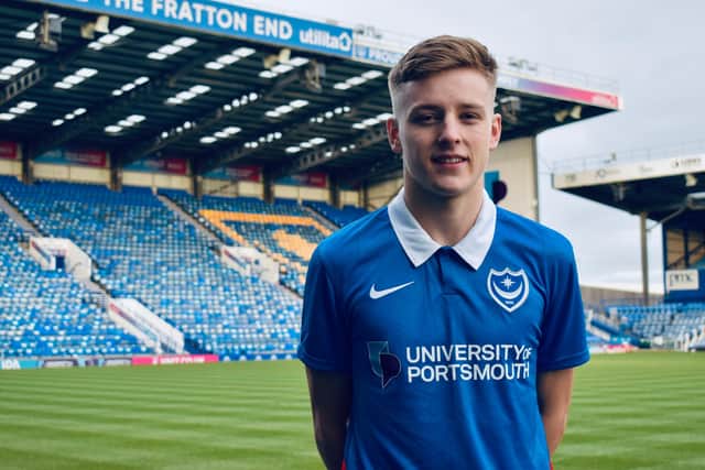 Pompey new-boy Harvey White.  Picture: Portsmouth FC