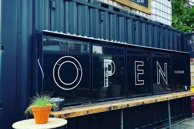 The Nosh Box street food venue off Commercial Road.