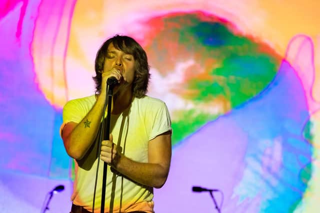 Victorious Festival continued on Saturday afternoon with some huge bands including Paolo Nutini headlining the Common Stage. Pictured - Paolo Nutini. Photos by Alex Shute.