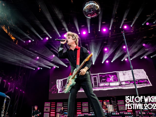 Green Day on the main stage