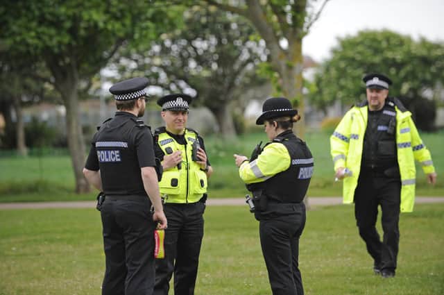 An archive picture of police in Portsmouth