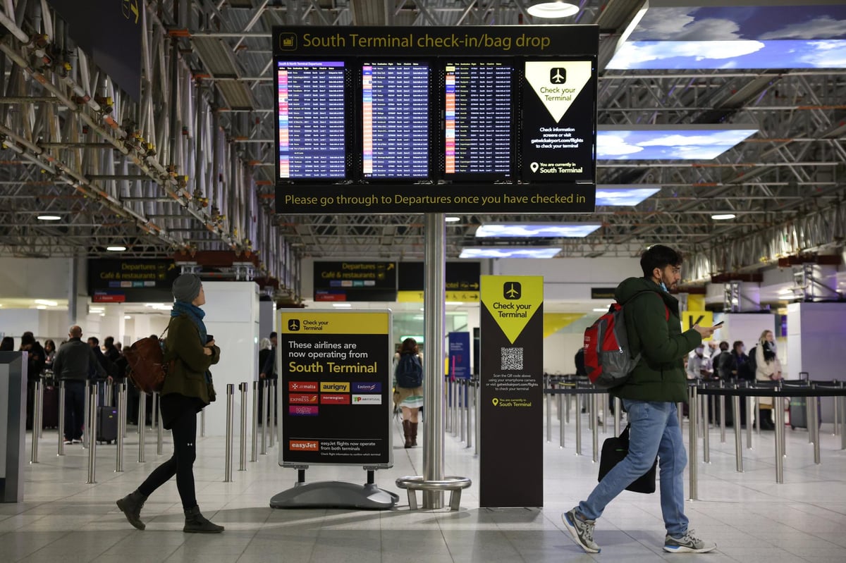 Flughafen Gatwick: Vollständige aktualisierte Liste der annullierten Flüge einschließlich EasyJet, Wizz Air, British Airways und Royal Air Maroc in Gatwick am Sonntag, den 12. Juni und Montag, den 13. Juni