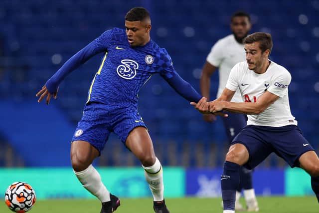 New Pompey loanee Tino Anjorin in action for Chelsea against Spurs in a pre-season friendly two years ago. (Photo by Catherine Ivill/Getty Images)