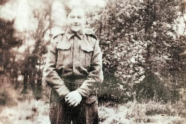 Harold Geary in Gosport waiting to take part in the D-Day landings.